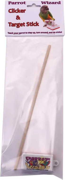 Parrot Training Clicker and Target Stick