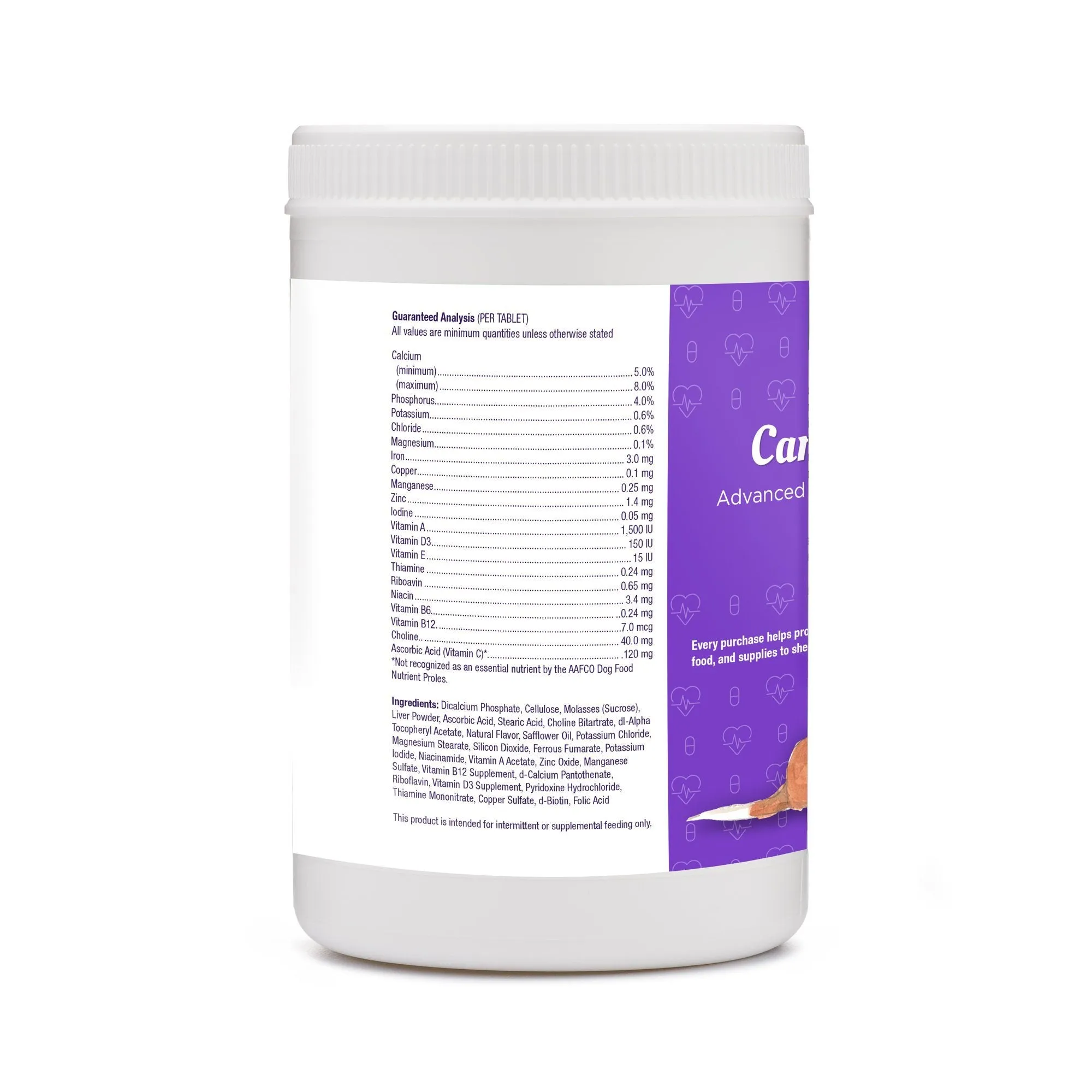 PawsGive Canine Tabs Plus - Multivitamin Tablets for Dogs - 365 Count