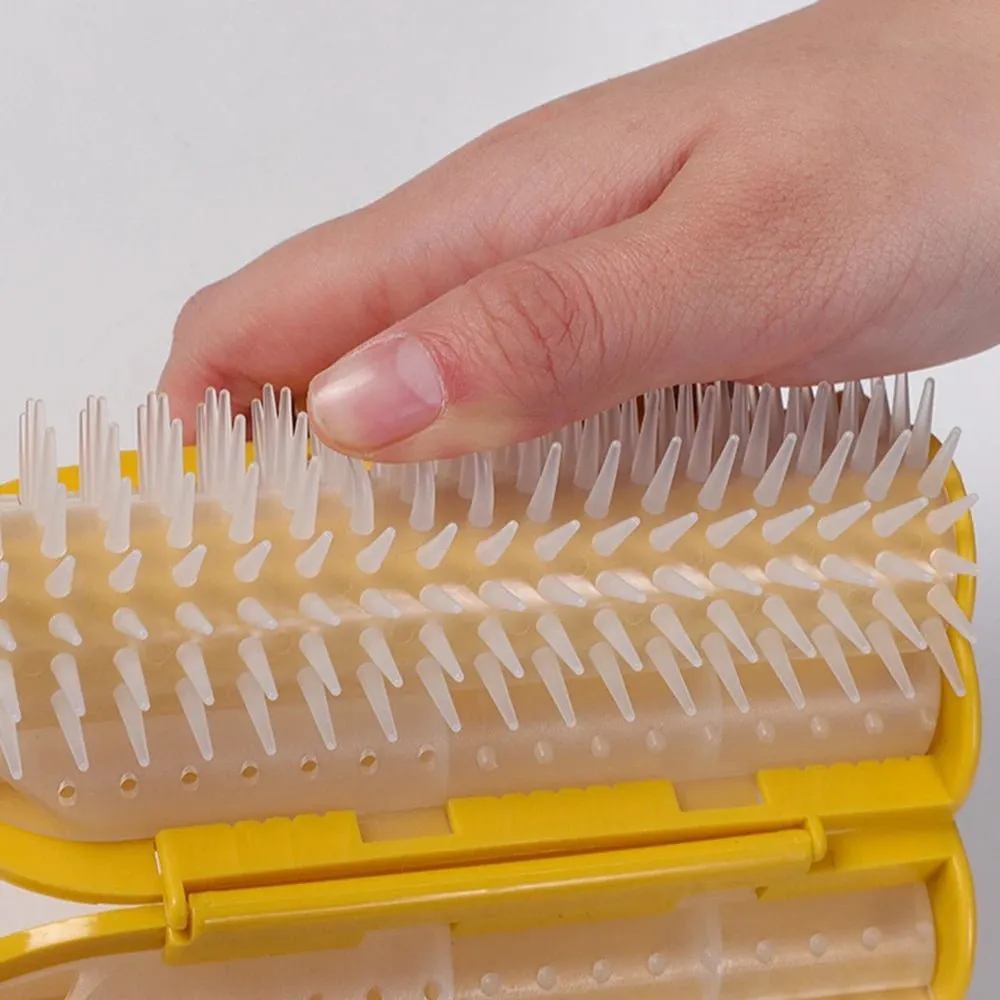 Pet Cats Corner Brush: Self-Massage Groomer Comb