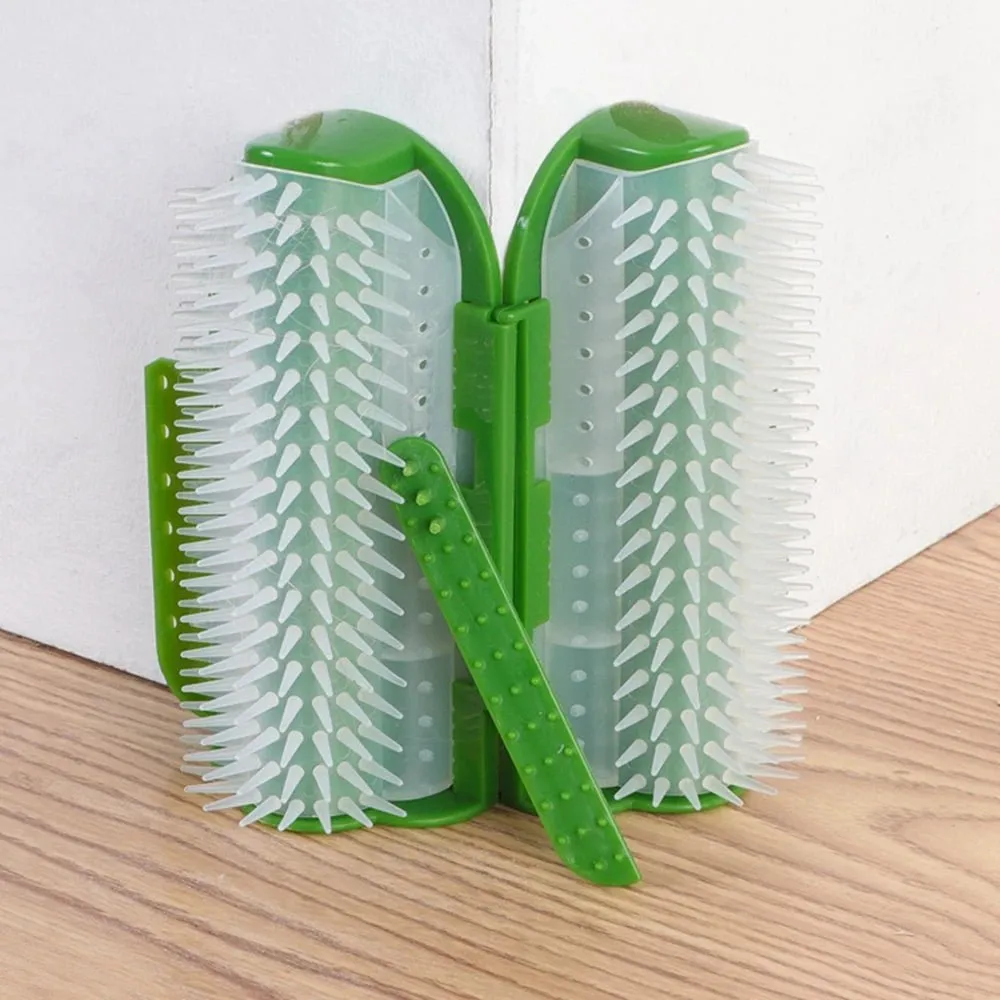 Pet Cats Corner Brush: Self-Massage Groomer Comb