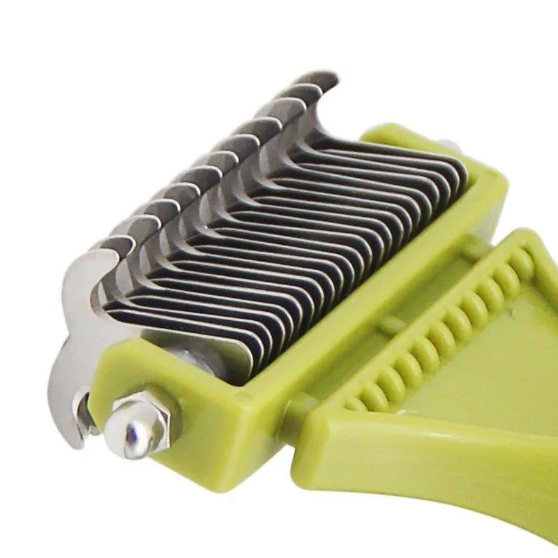 Pet Grooming & Deshedding Brush Double-Sided