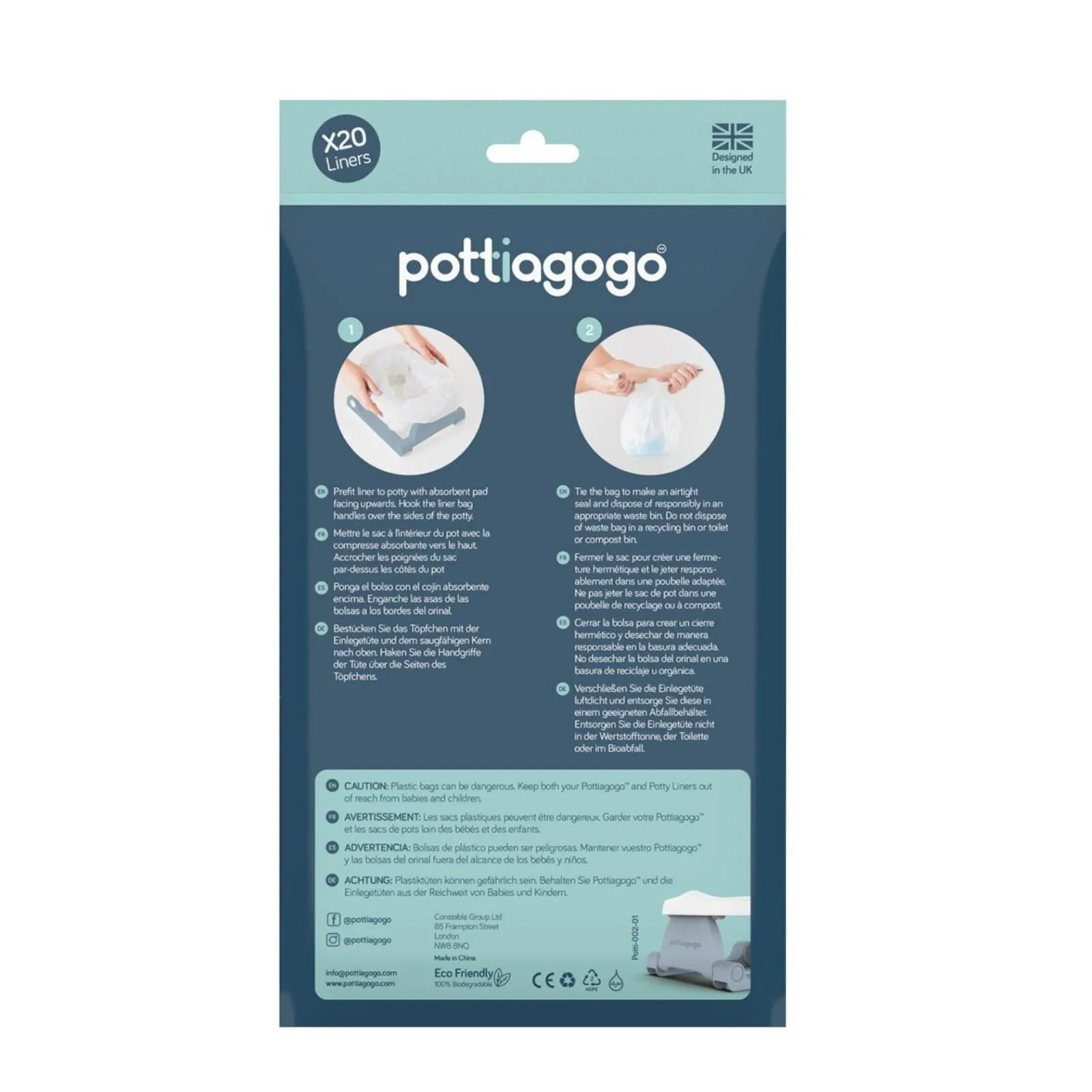 Pottiagogo Liners