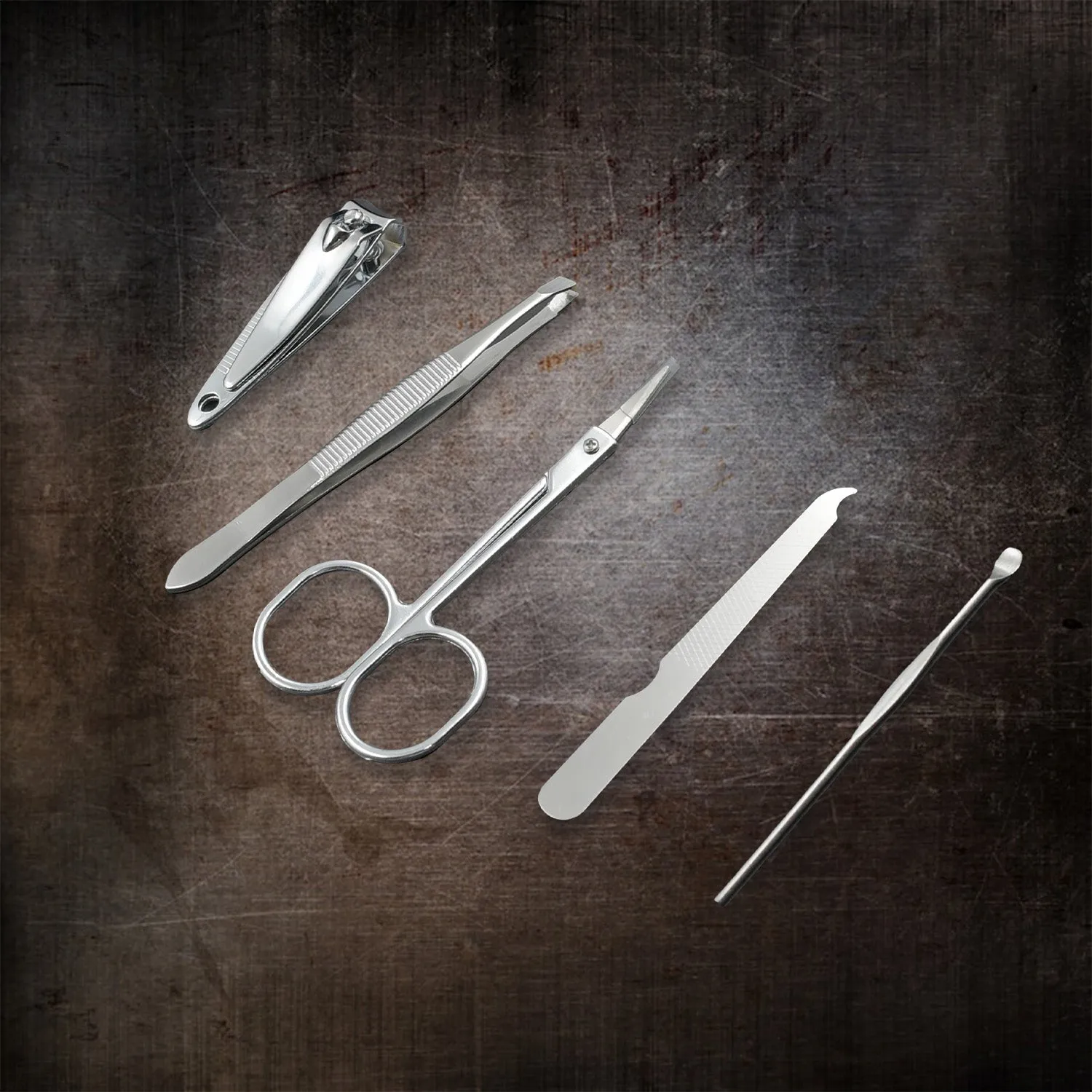 Professional 5-Piece Stainless Steel Nail Clippers Kit – Travel & Home