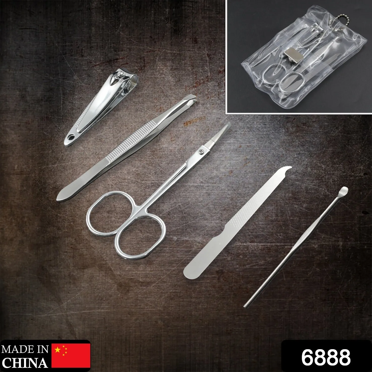 Professional 5-Piece Stainless Steel Nail Clippers Kit – Travel & Home
