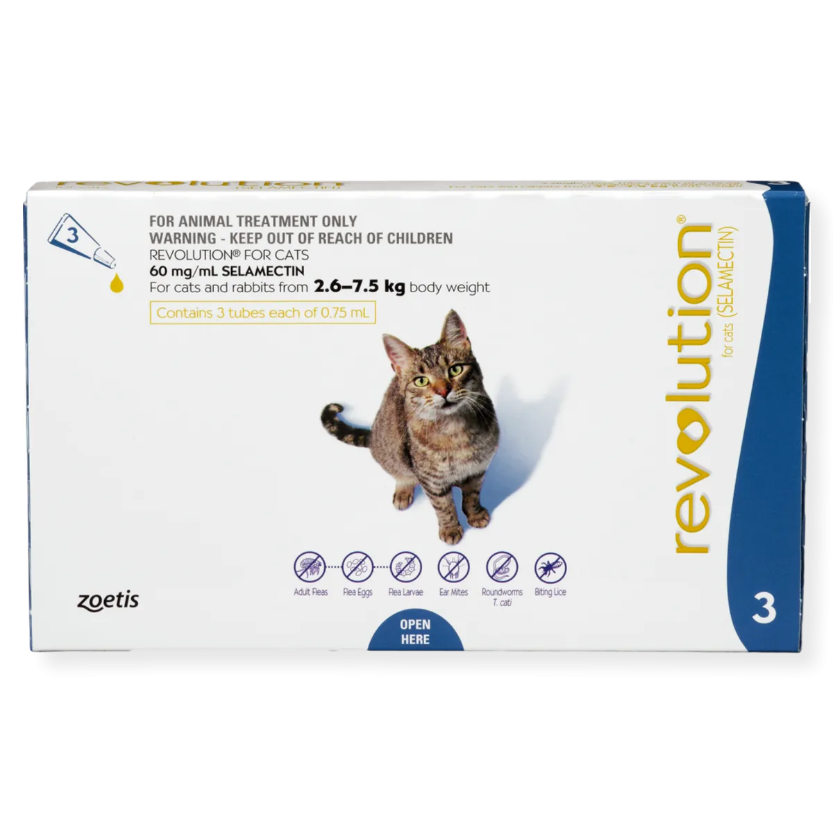 Revolution Spot On Cat Flea & Worm Treatment