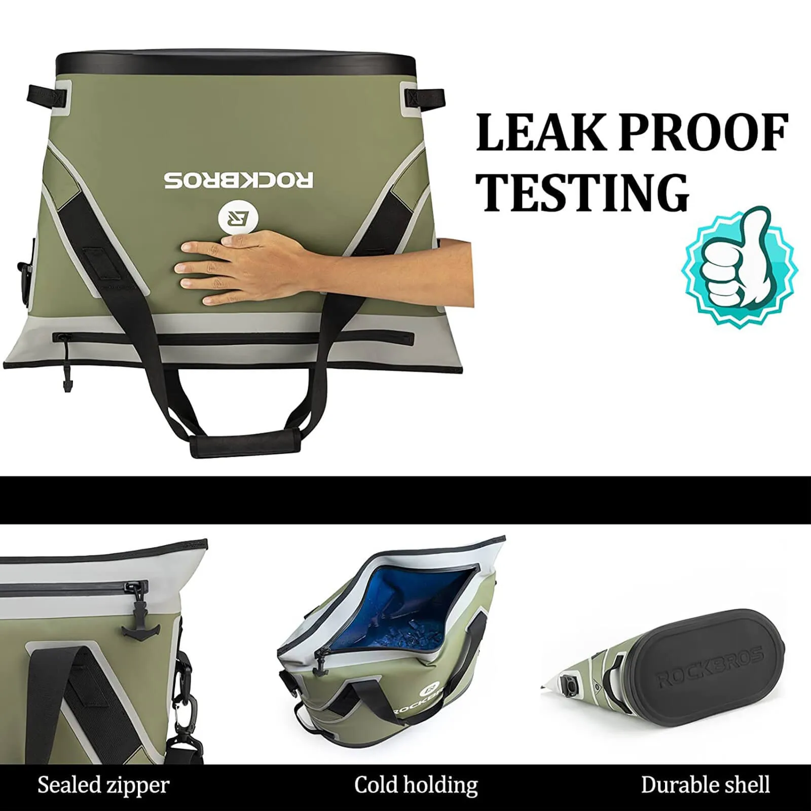 ROCKBROS Portable Soft Cooler Bag for Beach Floating Fishing