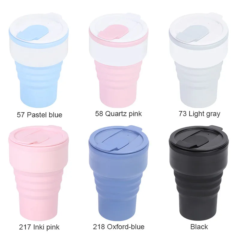 Silicone Collapsible Coffee Cup with Lid