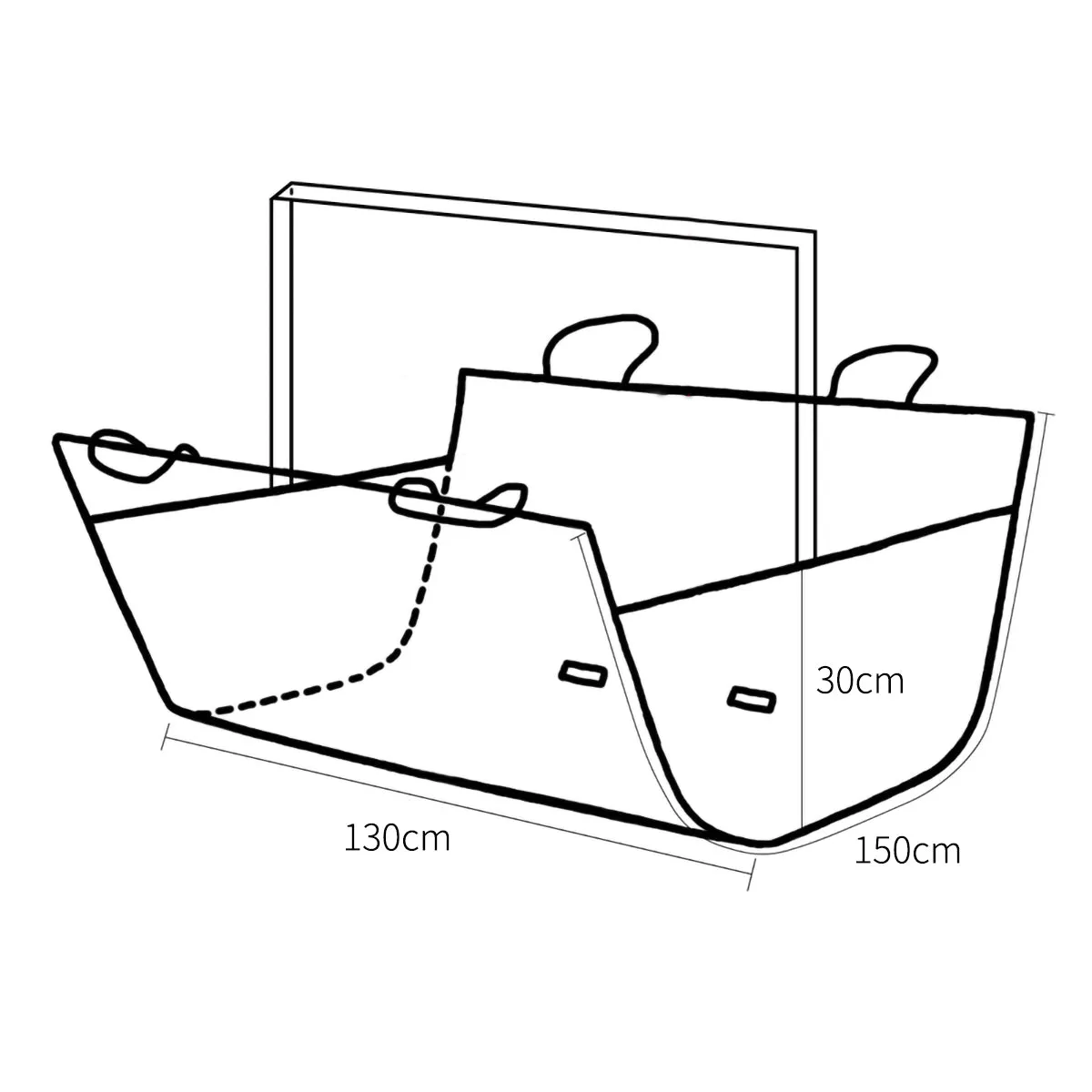 Three layers thickened car seat cover