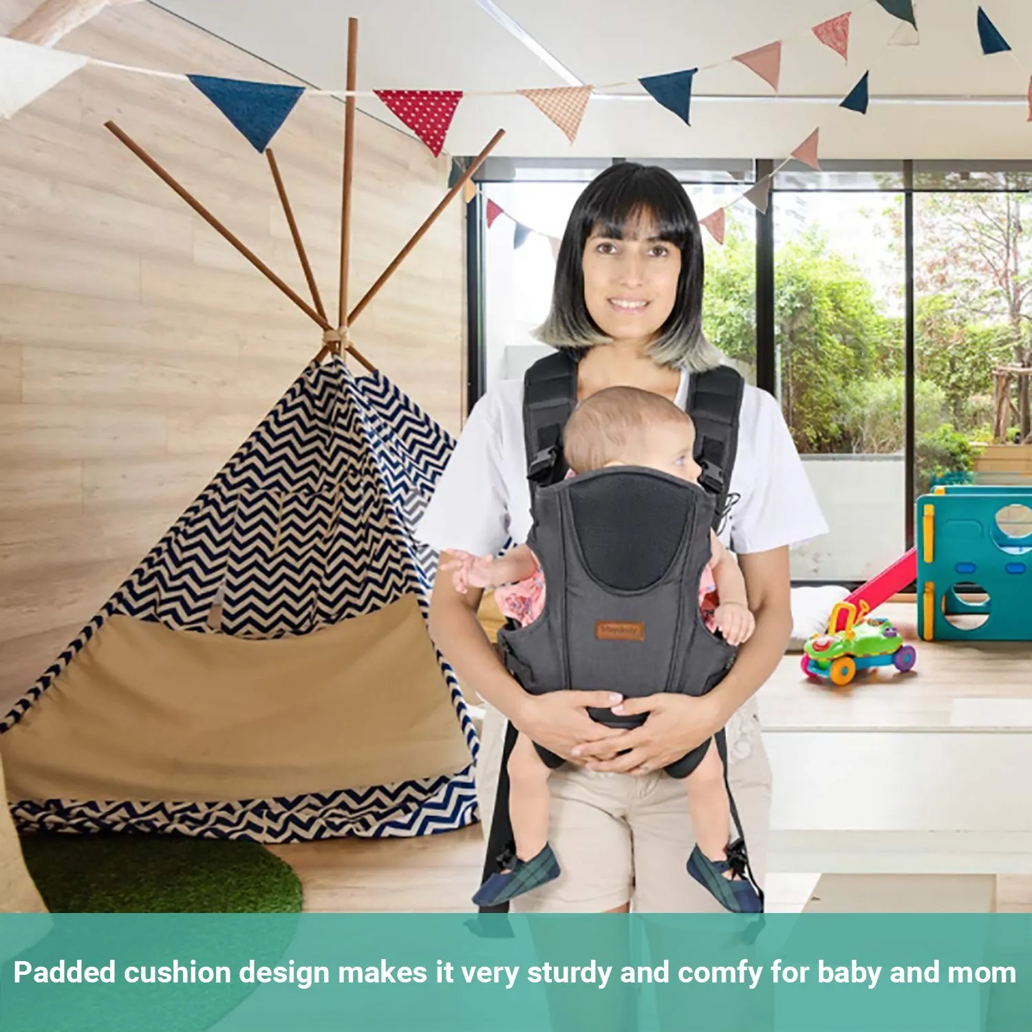 Truboo Baby Carrier Infant Portable Seat Adjustable Newborn Holder Backpack