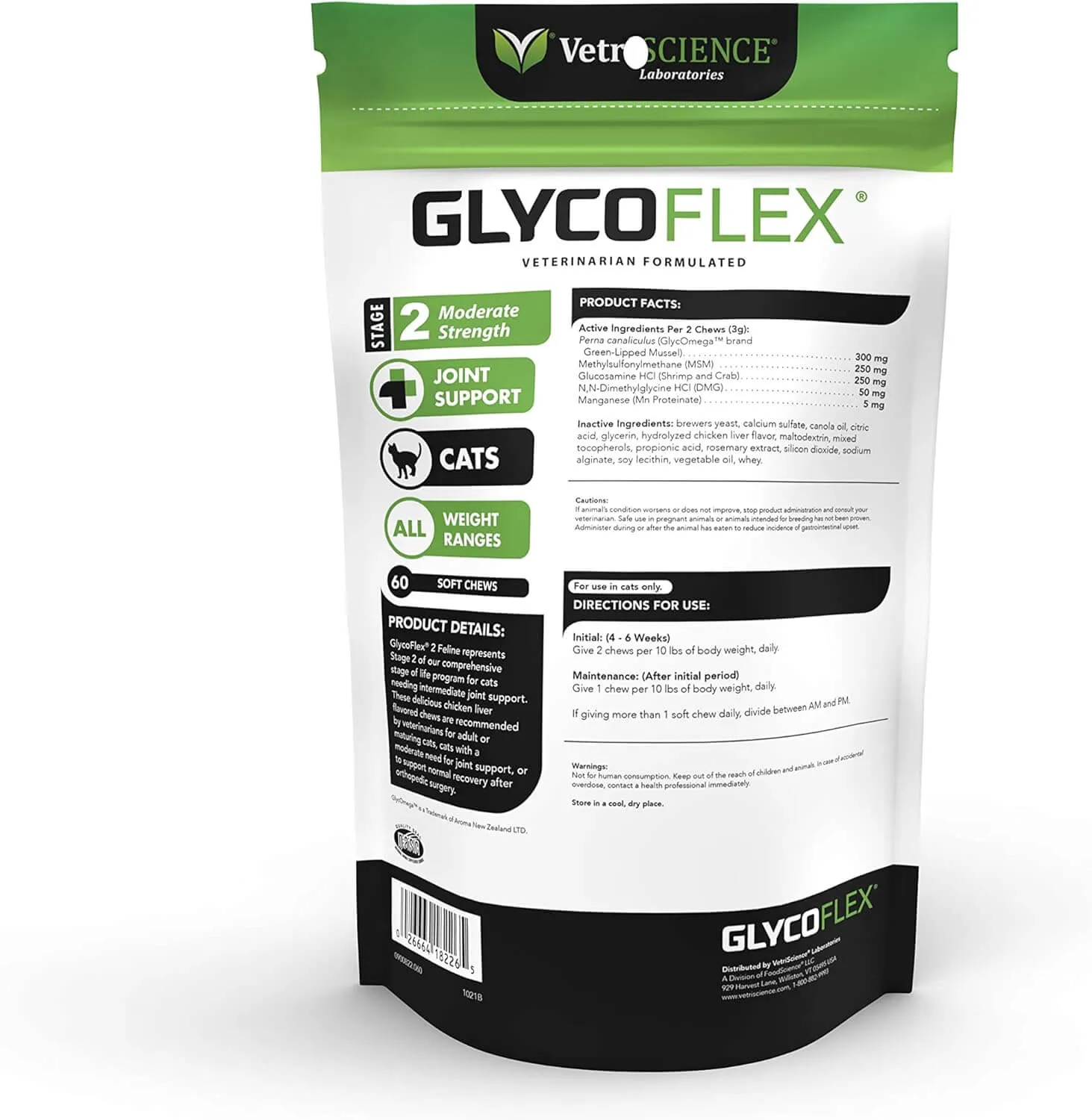 VetriScience Glyco-Flex Cat Supplement