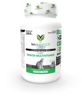 VetriScience Nu Cat Senior Multivitamin for Cats (60 chewable tablets)