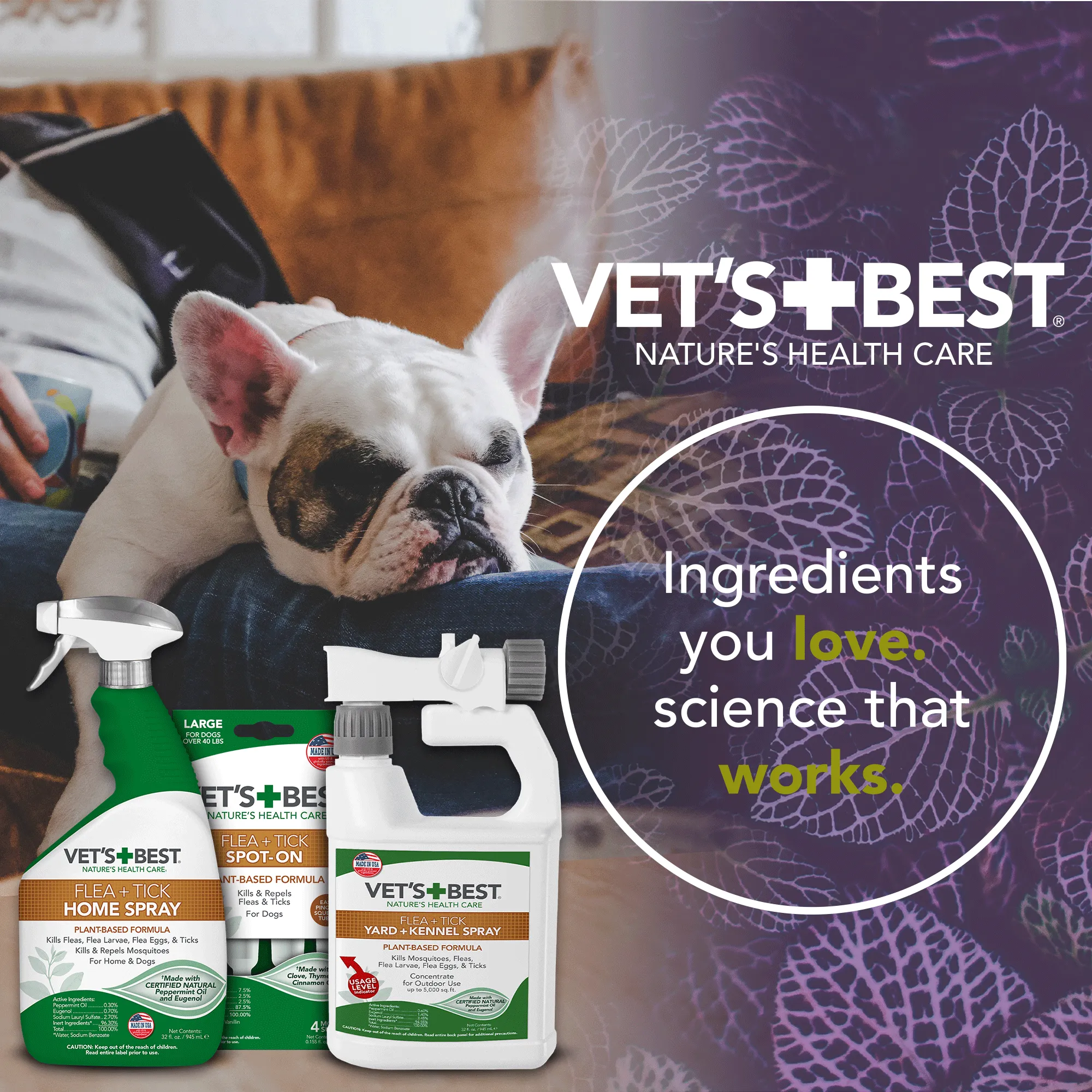 Vet's Best Flea and Tick Spot-On Large 4ct.