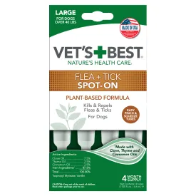 Vet's Best Flea and Tick Spot-On Large 4ct.