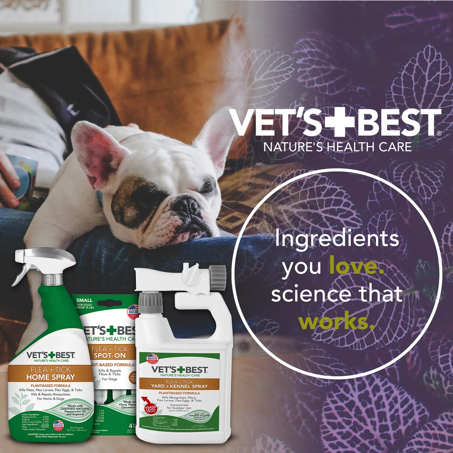 Vet's Best Flea and Tick Spot-On Small 4ct.