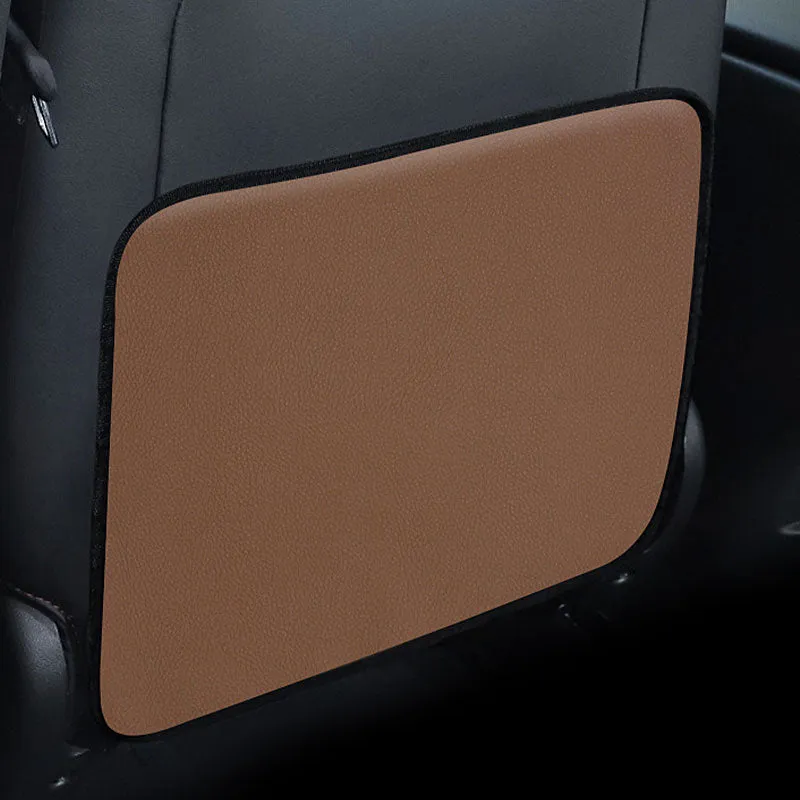 Waterproof PU Leather Car Anti-kick Pad Interior Back Seat Protector