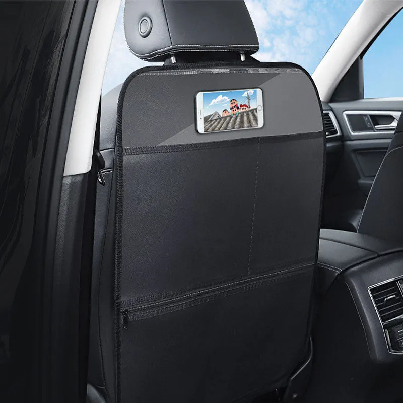 Waterproof PU Leather Car Anti-kick Pad Interior Back Seat Protector