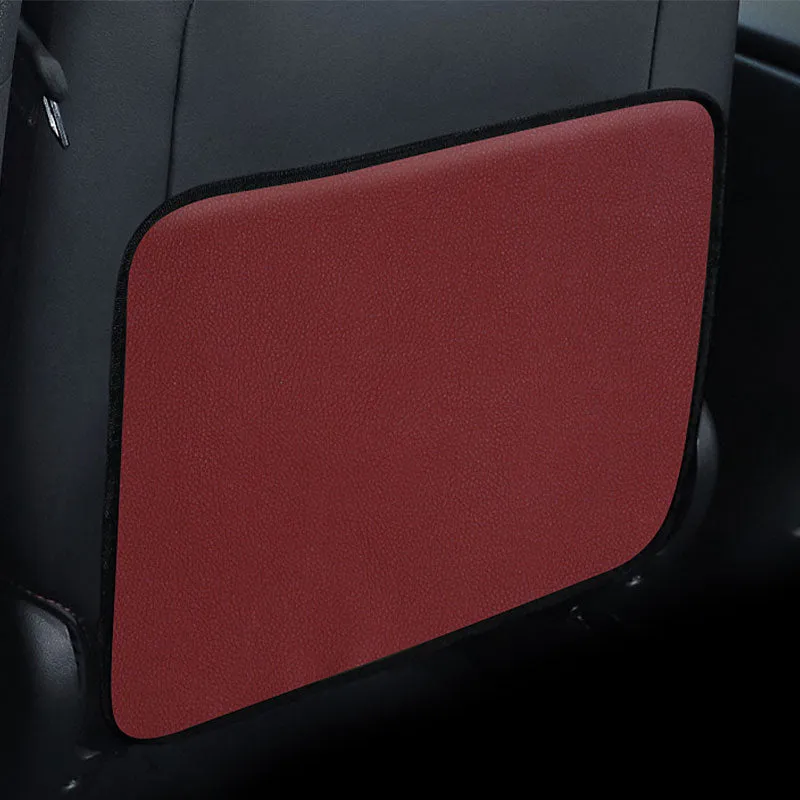 Waterproof PU Leather Car Anti-kick Pad Interior Back Seat Protector