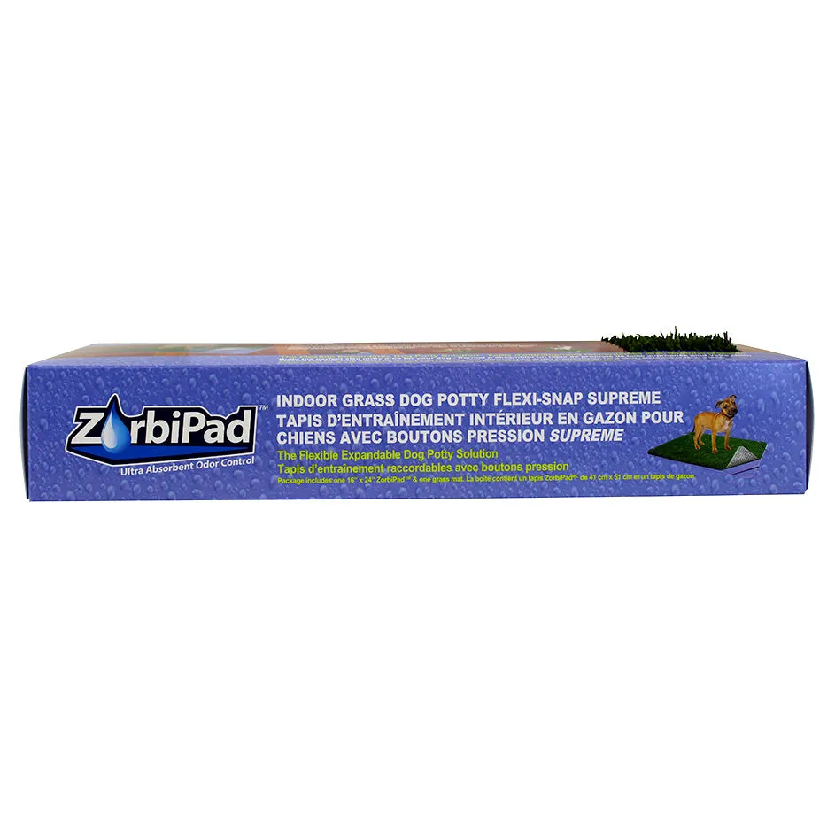 ZorbiPad Indoor Dog Potty, 16" x 24" (Pad & Grass Only)